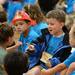 Safety Town students plays rock, paper, scissors as they goof around in the gym as they wait for graduation ceremony to begin at Dicken Elementary School on Friday, July, 26, 2013. Melanie Maxwell | AnnArbor.com